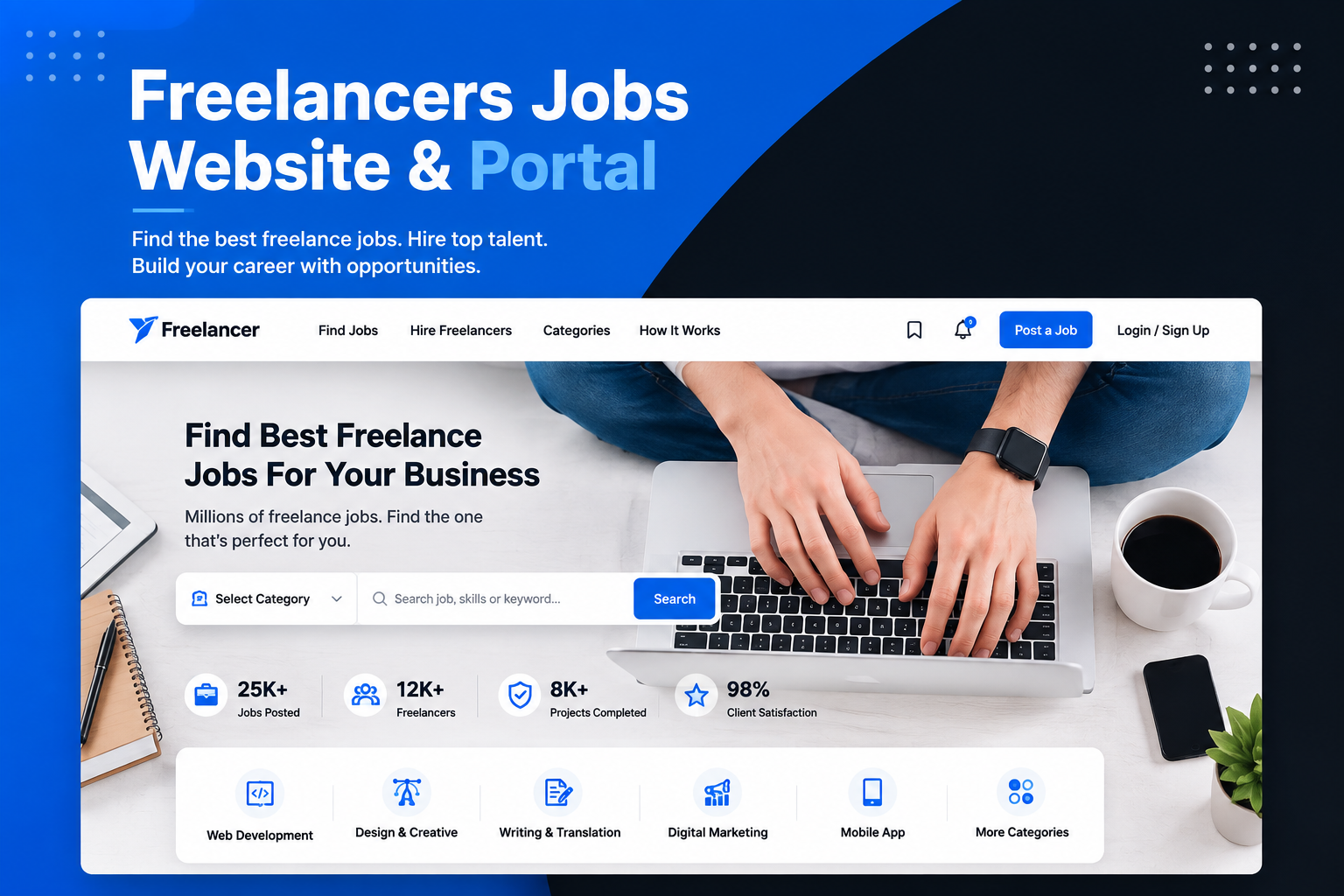 Freelancers Jobs Website & Portal