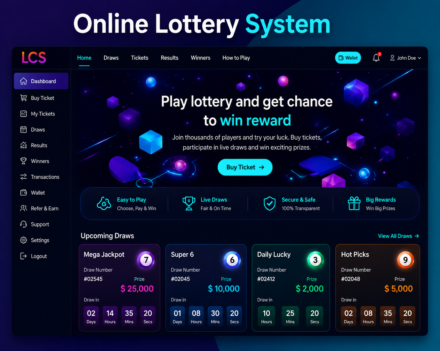 Online Lottery System